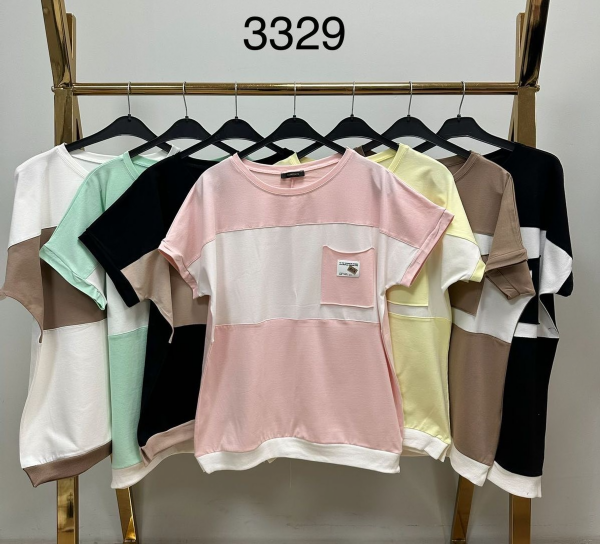 Bluzki damskie Roz Standard, Mix kolor Paczka 10 szt